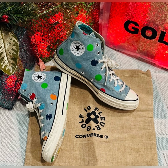 Tyler the Creator x Chuck 70 High 'Polka Dots' - Picture 1 of 5